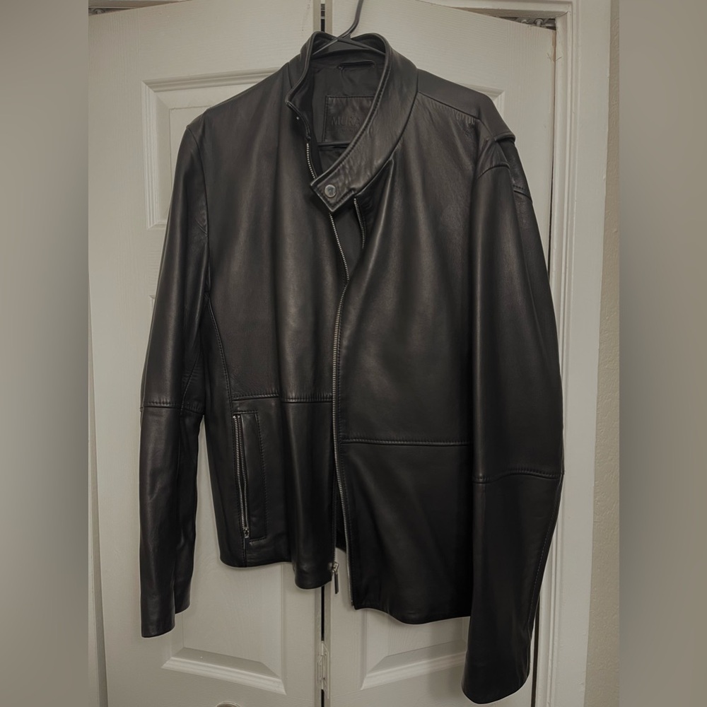 Black Murano Leather Jacket